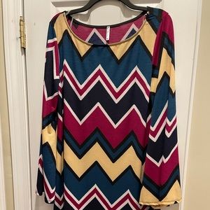 Chevron boutique dress